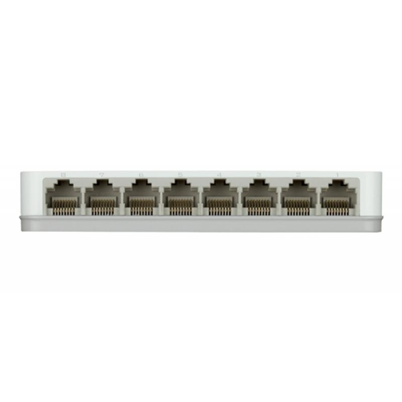 D-Link GO-SW-8G/E switch No administrado Gigabit Ethernet (10/100/1000) Blanco - Imagen 2