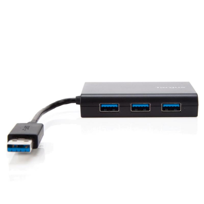 Targus ACH122EUZ hub de interfaz USB 3.2 Gen 1 (3.1 Gen 1) Type-A Negro - Imagen 2