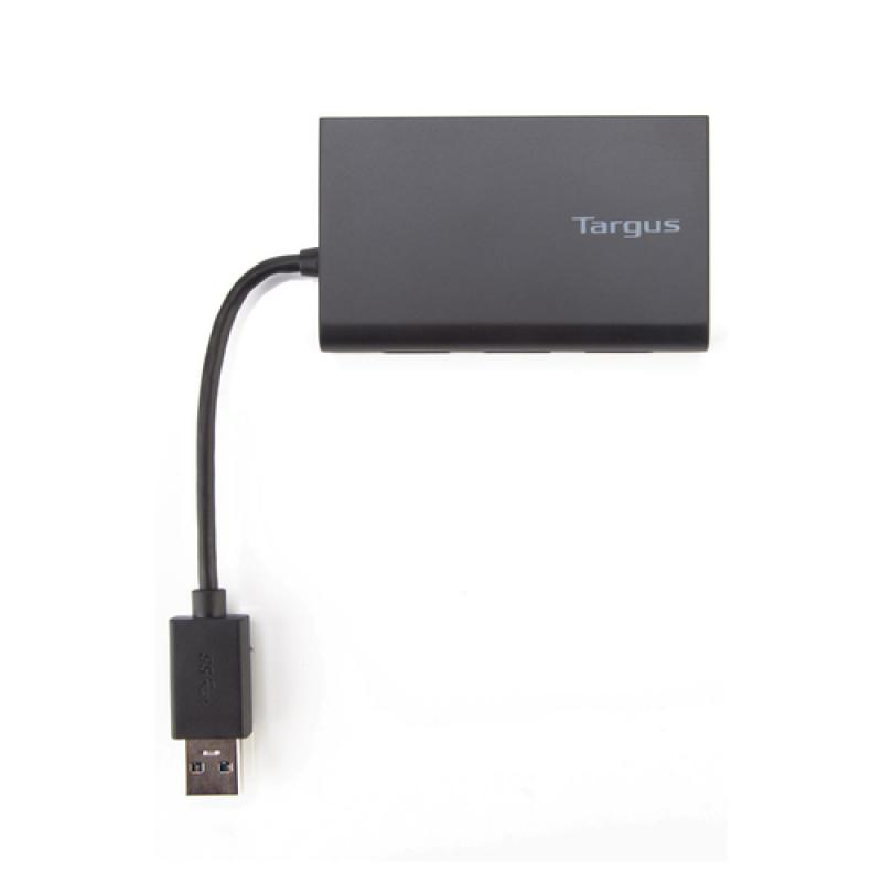 Targus ACH122EUZ hub de interfaz USB 3.2 Gen 1 (3.1 Gen 1) Type-A Negro - Imagen 5