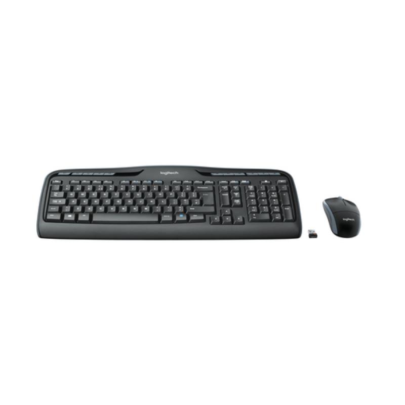 Logitech MK330 teclado RF inalámbrico QWERTZ Alemán Negro - Imagen 1