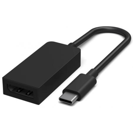 Microsoft JWG-00004 adaptador de cable USB Type C DisplayPort Negro - Imagen 1