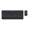 Logitech Advanced Wireless Combo teclado RF inalámbrico QWERTZ Alemán Negro - Imagen 1