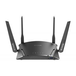 D-Link DIR-1960 router inalámbrico Doble banda (2,4 GHz / 5 GHz) Gigabit Ethernet Negro - Imagen 1