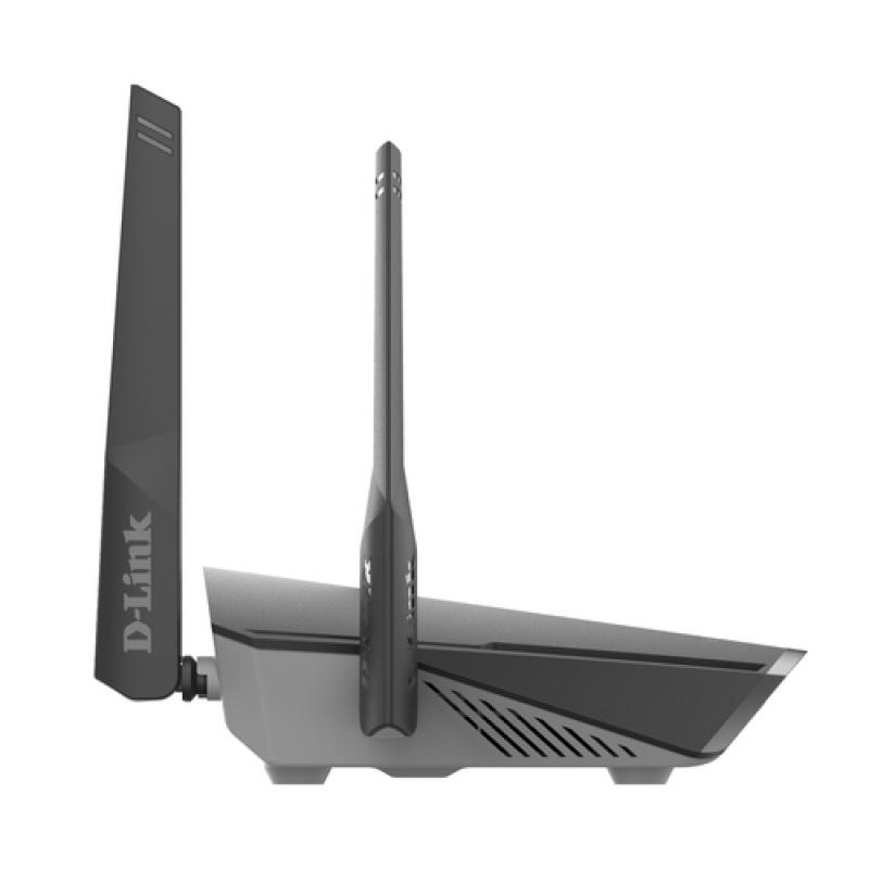 D-Link DIR-1960 router inalámbrico Doble banda (2,4 GHz / 5 GHz) Gigabit Ethernet Negro - Imagen 3