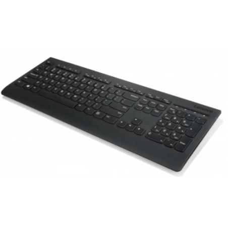 Lenovo 4X30H56868 teclado RF inalámbrico QWERTY Español Negro - Imagen 1