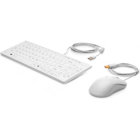 HP USB Keyboard and Mouse Healthcare Edition - Imagen 1