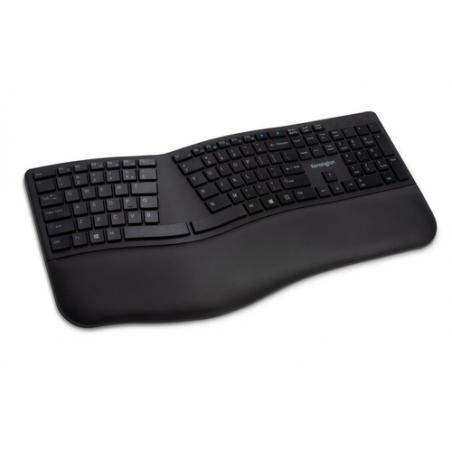Kensington ProFit Ergo Wrlss teclado RF inalámbrica + USB QWERTY Español Negro - Imagen 1