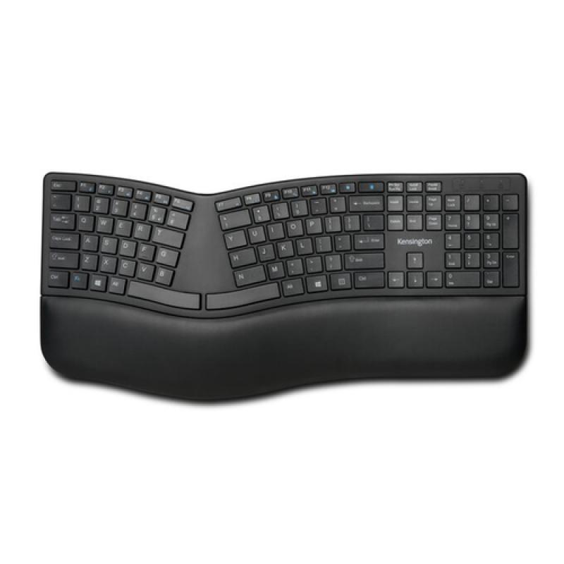 Kensington ProFit Ergo Wrlss teclado RF inalámbrica + USB QWERTY Español Negro - Imagen 2