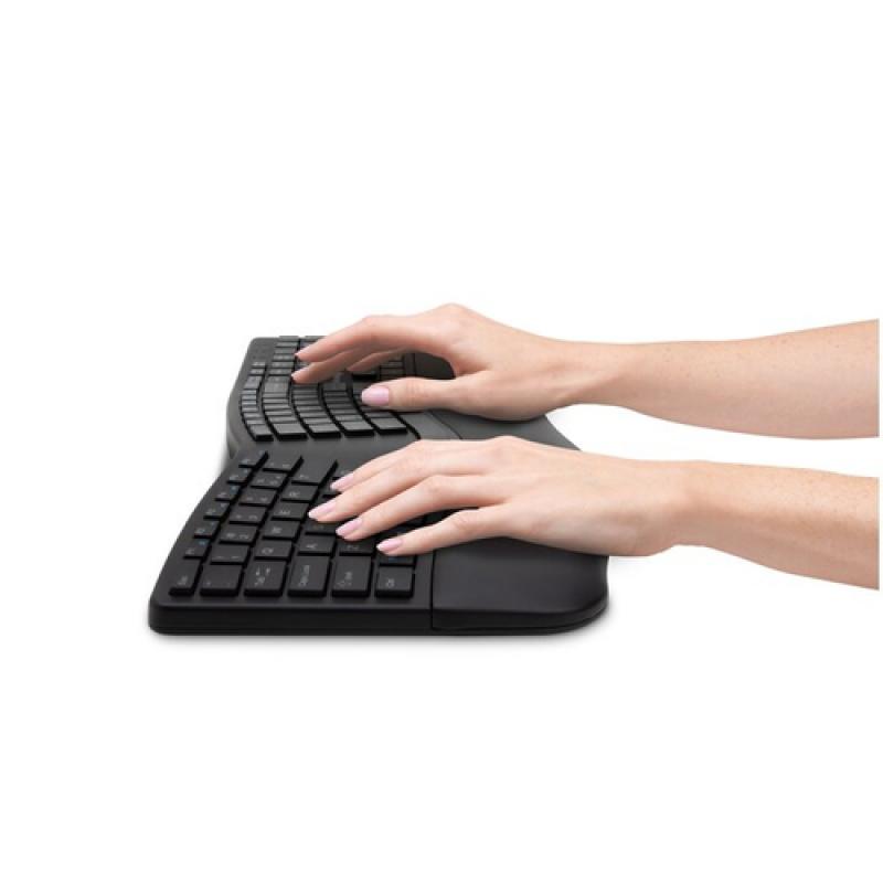 Kensington ProFit Ergo Wrlss teclado RF inalámbrica + USB QWERTY Español Negro - Imagen 5