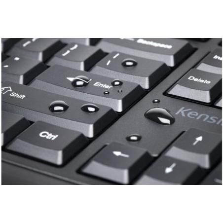 Kensington ProFit Ergo Wrlss teclado RF inalámbrica + USB QWERTY Español Negro - Imagen 7