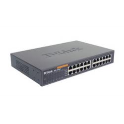 D-Link 24-port 10/100M NWay Desktop - Internal PSU (incl. 19" rack mount kit) No administrado - Imagen 1
