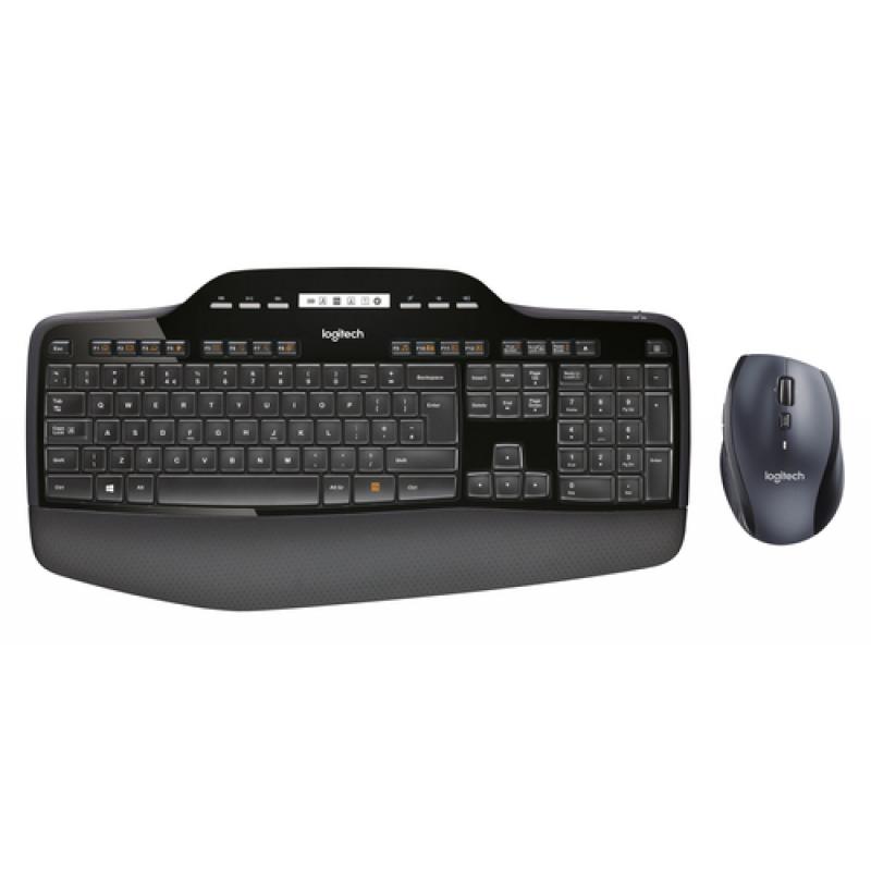 Logitech MK710 teclado RF inalámbrico QWERTY Español Negro - Imagen 1