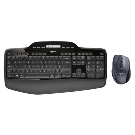 Logitech MK710 teclado RF inalámbrico QWERTY Español Negro - Imagen 1