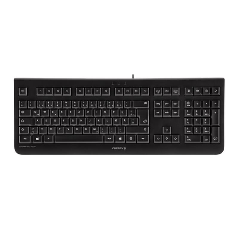 CHERRY KC 1000 teclado USB AZERTY Francés Negro - Imagen 1
