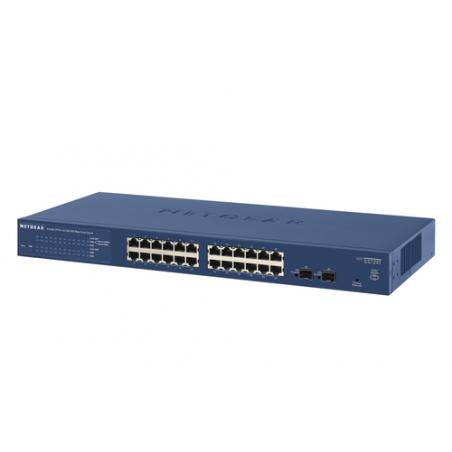 Netgear ProSAFE GS724Tv4 Gestionado L3 Gigabit Ethernet (10/100/1000) Azul - Imagen 4