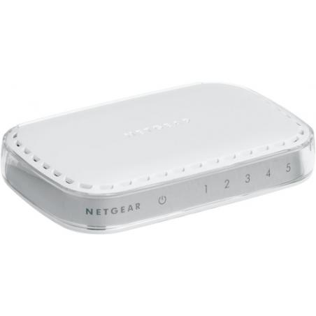 Netgear GS605-400PES switch No administrado L2 Gigabit Ethernet (10/100/1000) Blanco - Imagen 1