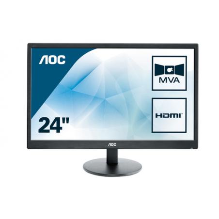 AOC M2470SWH LED display 61 cm (24") 1920 x 1080 Pixeles Full HD Negro - Imagen 5