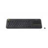 Logitech K400 Plus teclado RF inalámbrico QWERTZ Suizo Negro - Imagen 1