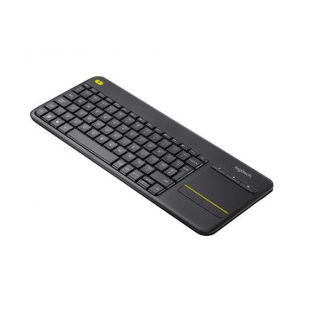 Logitech K400 Plus teclado RF inalámbrico QWERTZ Suizo Negro - Imagen 4