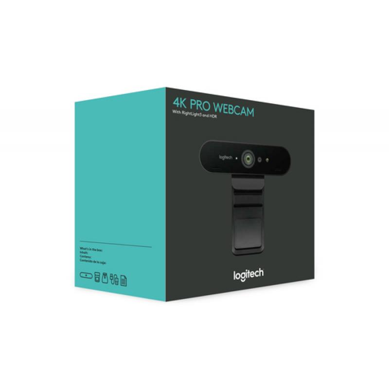 Logitech BRIO cámara web 4096 x 2160 Pixeles USB 3.2 Gen 1 (3.1 Gen 1) Negro - Imagen 3