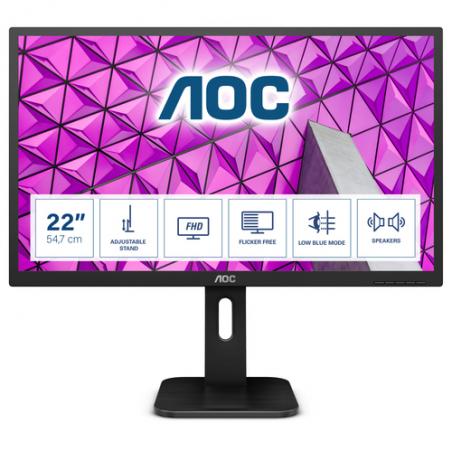 AOC P1 22P1D LED display 54,6 cm (21.5") 1920 x 1080 Pixeles Full HD Negro - Imagen 1