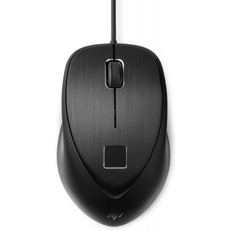 HP USB Fingerprint Mouse ratón USB tipo A Ambidextro - Imagen 6
