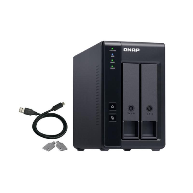 QNAP TR-002 unidad de disco multiple Negro - Imagen 2