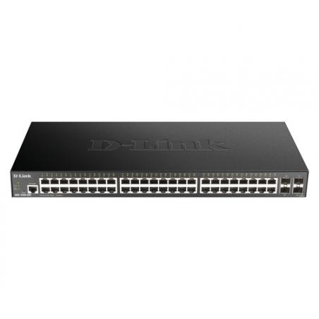 D-Link DGS-1250-52X switch Gestionado L3 Gigabit Ethernet (10/100/1000) Negro - Imagen 1