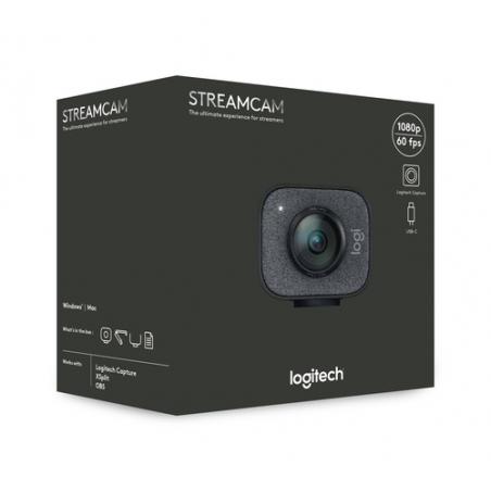 Logitech StreamCam cámara web 1920 x 1080 Pixeles USB 3.2 Gen 1 (3.1 Gen 1) Negro - Imagen 19