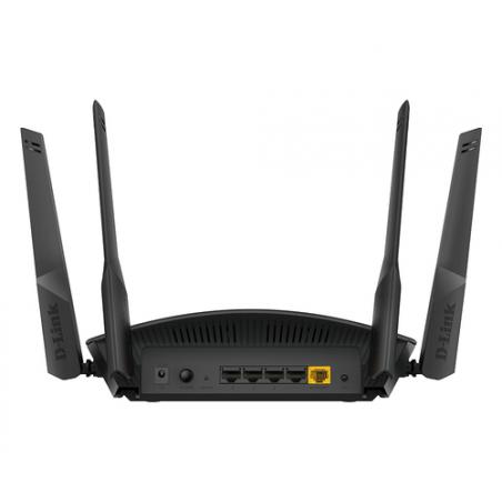 D-Link DIR-X1860 router inalámbrico Gigabit Ethernet Doble banda (2,4 GHz / 5 GHz) Negro - Imagen 3