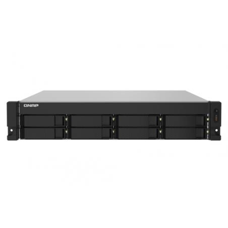 QNAP TS-832PXU-RP NAS Bastidor (2U) Ethernet Negro AL324 - Imagen 1
