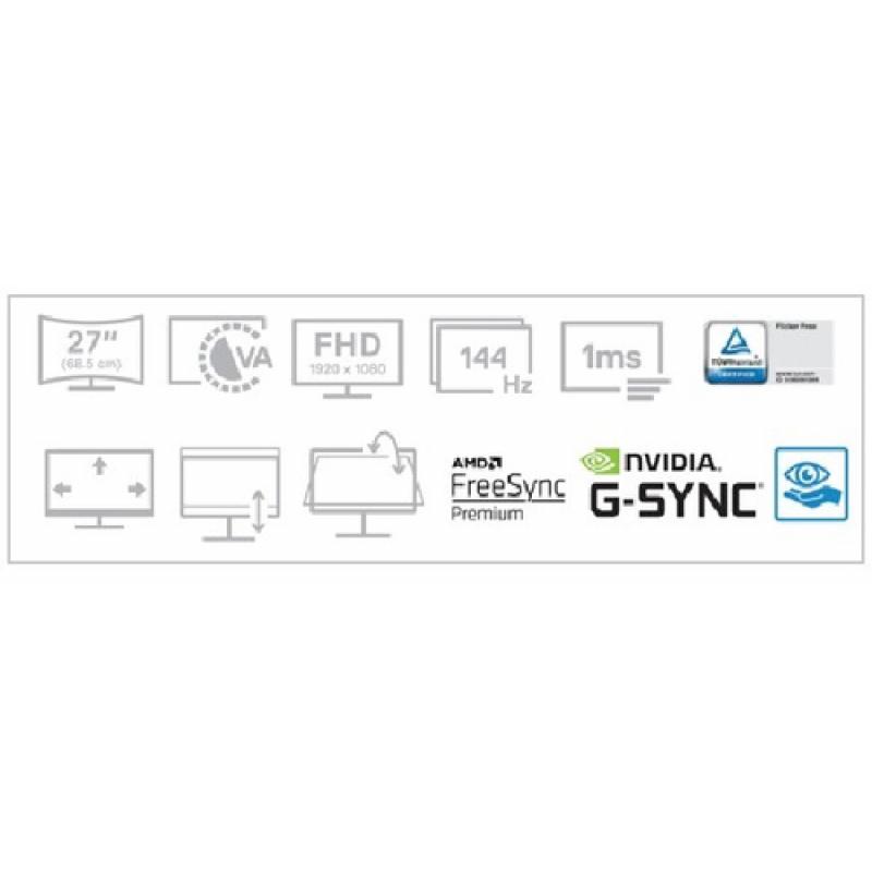 DELL S Series S2721HGF 68,6 cm (27") 1920 x 1080 Pixeles Full HD LCD Negro - Imagen 12