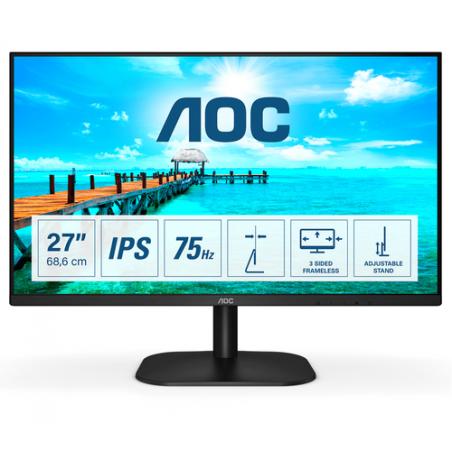 AOC Basic-line 27B2DA LED display 68,6 cm (27") 1920 x 1080 Pixeles Full HD Negro - Imagen 1