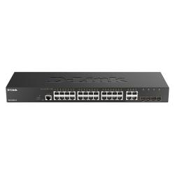 D-Link DGS-2000-28 switch Gestionado L2/L3 Gigabit Ethernet (10/100/1000) 1U Negro - Imagen 1