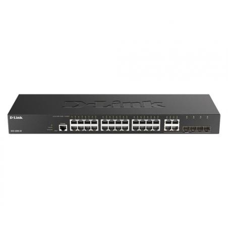 D-Link DGS-2000-28 switch Gestionado L2/L3 Gigabit Ethernet (10/100/1000) 1U Negro - Imagen 1