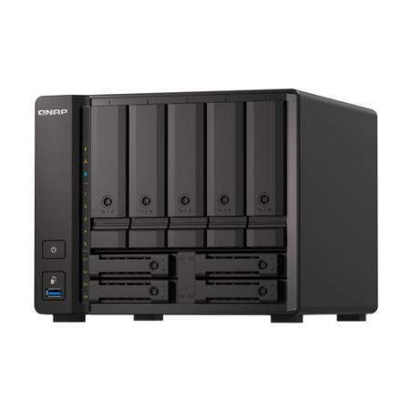 QNAP TS-H973AX-8G servidor de almacenamiento NAS Torre Ethernet Negro V1500B - Imagen 1