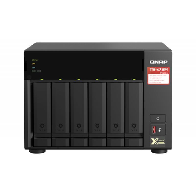 QNAP TS-673A-8G servidor de almacenamiento NAS Torre Ethernet Negro V1500B - Imagen 1
