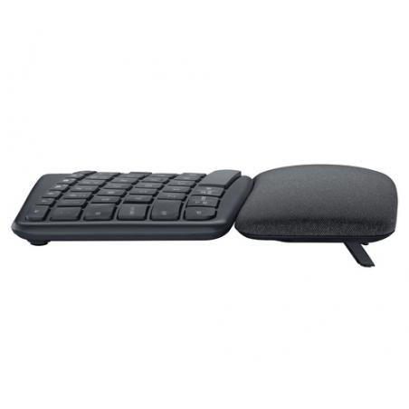 Logitech Ergo K860 teclado RF Wireless + Bluetooth Español Negro - Imagen 3