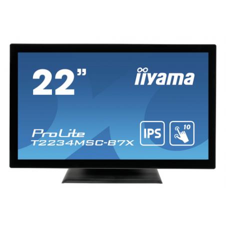 iiyama ProLite T2234MSC-B7X monitor pantalla táctil 54,6 cm (21.5") 1920 x 1080 Pixeles Multi-touch Negro - Imagen 1