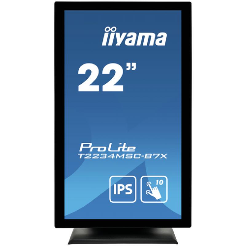 iiyama ProLite T2234MSC-B7X monitor pantalla táctil 54,6 cm (21.5") 1920 x 1080 Pixeles Multi-touch Negro - Imagen 3