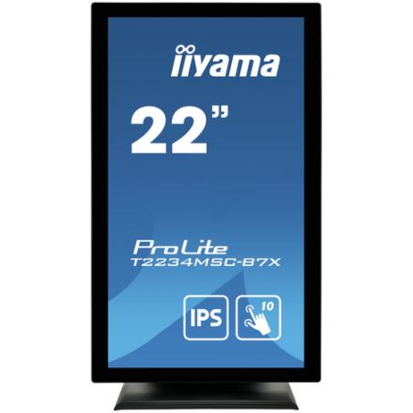 iiyama ProLite T2234MSC-B7X monitor pantalla táctil 54,6 cm (21.5") 1920 x 1080 Pixeles Multi-touch Negro - Imagen 3