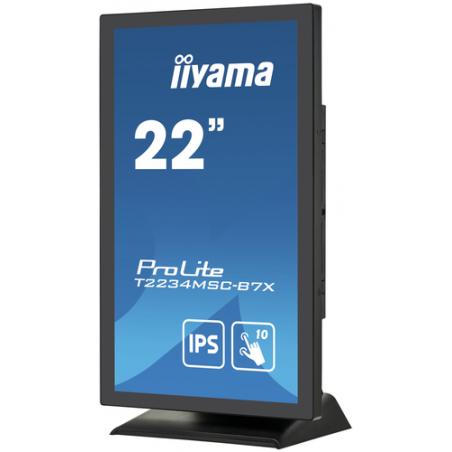 iiyama ProLite T2234MSC-B7X monitor pantalla táctil 54,6 cm (21.5") 1920 x 1080 Pixeles Multi-touch Negro - Imagen 6