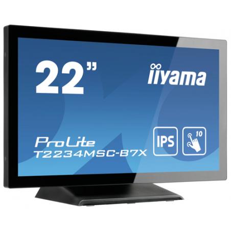 iiyama ProLite T2234MSC-B7X monitor pantalla táctil 54,6 cm (21.5") 1920 x 1080 Pixeles Multi-touch Negro - Imagen 7