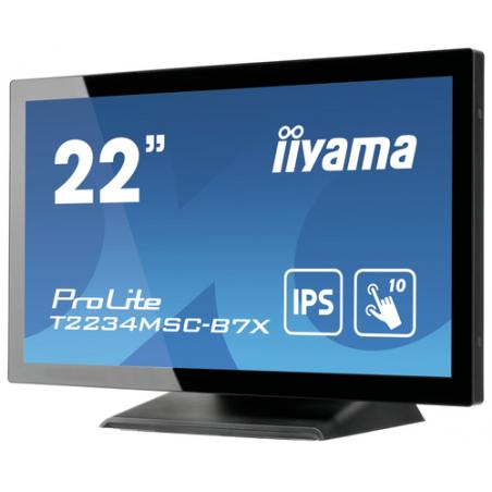 iiyama ProLite T2234MSC-B7X monitor pantalla táctil 54,6 cm (21.5") 1920 x 1080 Pixeles Multi-touch Negro - Imagen 12