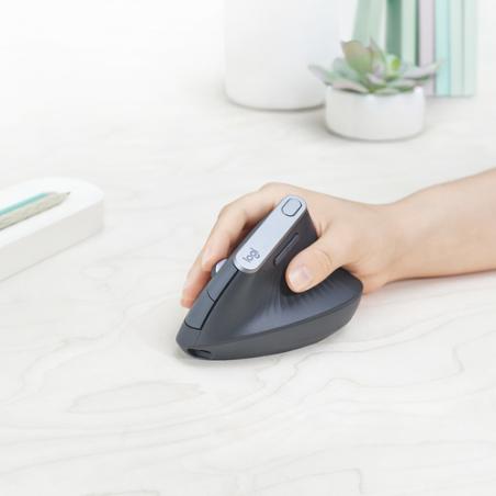 Logitech MX Vertical ratón mano derecha RF inalámbrica + Bluetooth Óptico 4000 DPI - Imagen 22