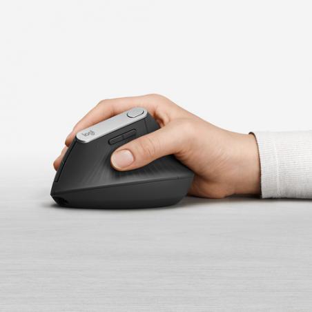 Logitech MX Vertical ratón mano derecha RF inalámbrica + Bluetooth Óptico 4000 DPI - Imagen 24