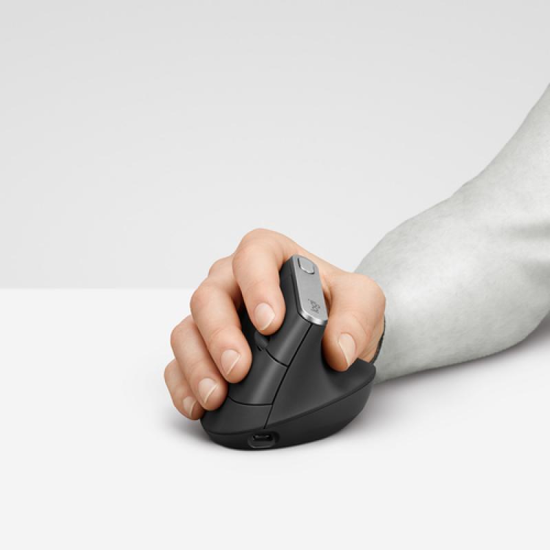 Logitech MX Vertical ratón mano derecha RF inalámbrica + Bluetooth Óptico 4000 DPI - Imagen 25