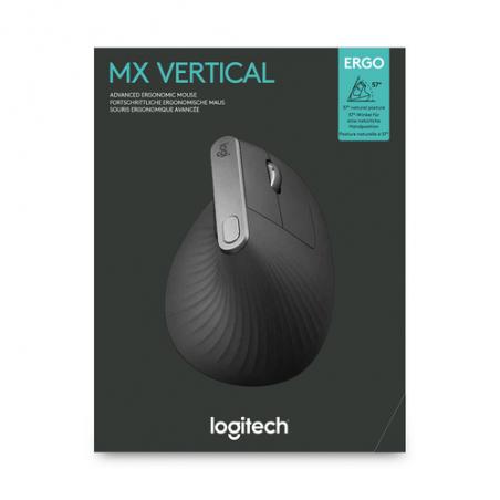 Logitech MX Vertical ratón mano derecha RF inalámbrica + Bluetooth Óptico 4000 DPI - Imagen 26