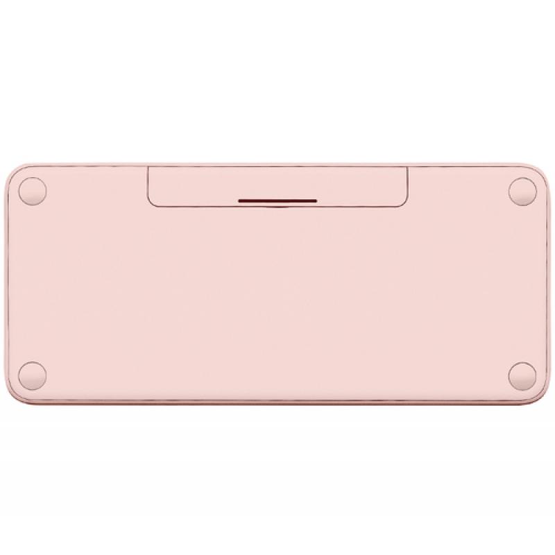 Logitech K380 teclado Bluetooth AZERTY Francés Rosa - Imagen 5