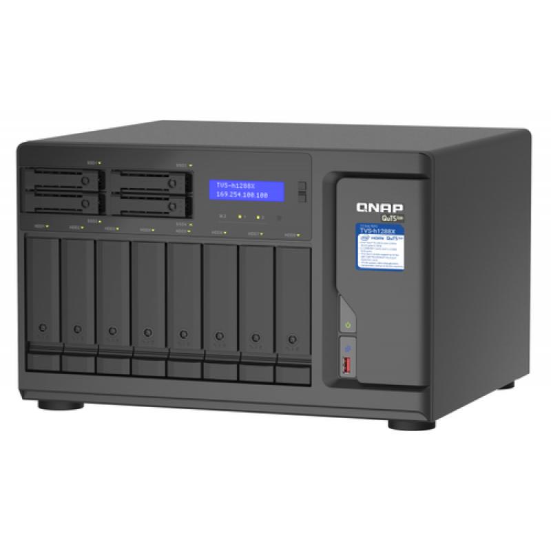 QNAP TVS-h1288X NAS Torre Ethernet Negro - Imagen 5